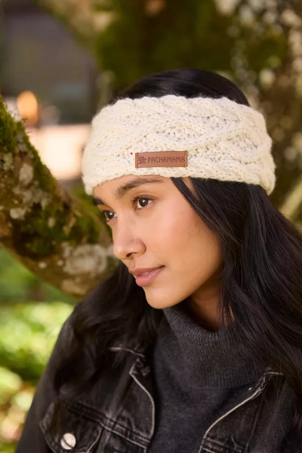 Enniskerry Headband (Pure Merino) Cream