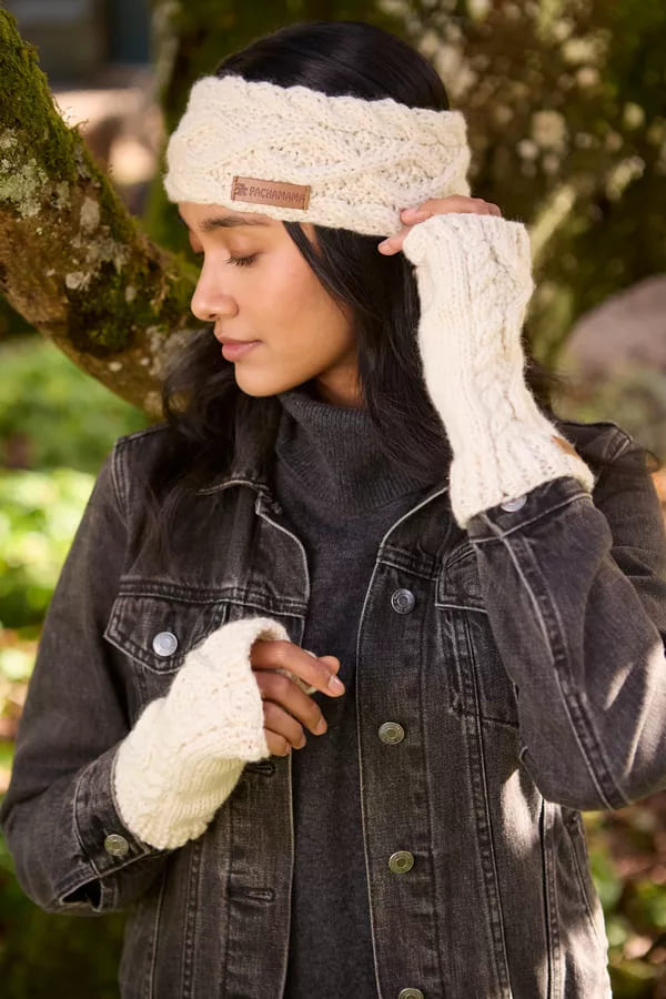 Enniskerry Headband (Pure Merino) Cream