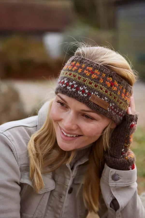 Inveraray Headband (Pure Merino) Earth