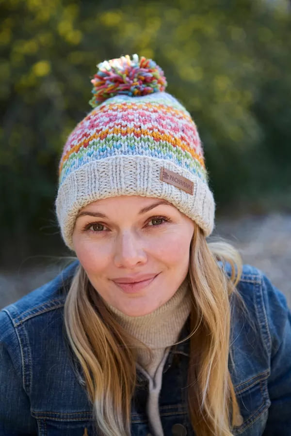 Killarney Bobble Beanie (Pure Merino) Oatmeal