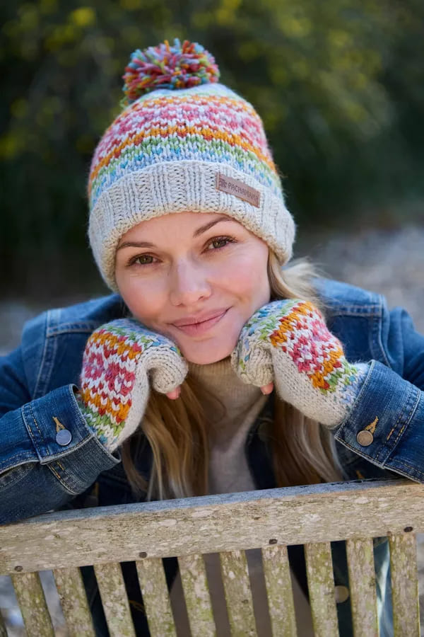 Killarney Bobble Beanie (Pure Merino) Oatmeal
