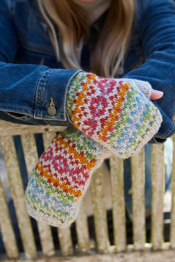 Killarney Handwarmer (Pure Merino) Oatmeal