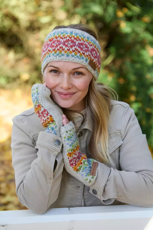 Killarney Handwarmer (Pure Merino) Oatmeal
