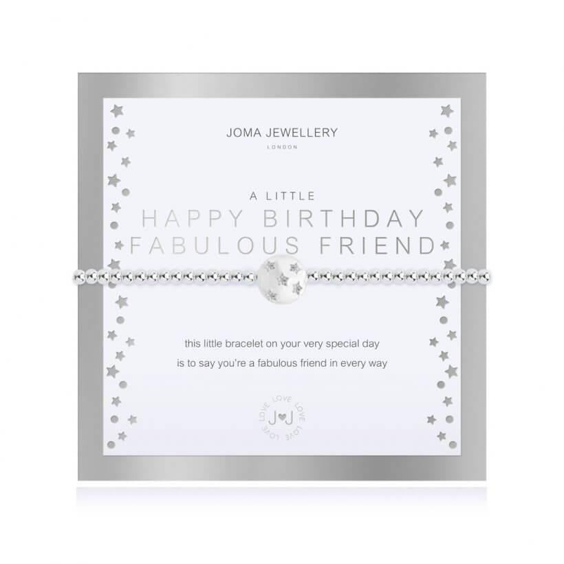 ���������������������������A Little��������������������������� Happy Birthday Fabulous Friend Bracelet