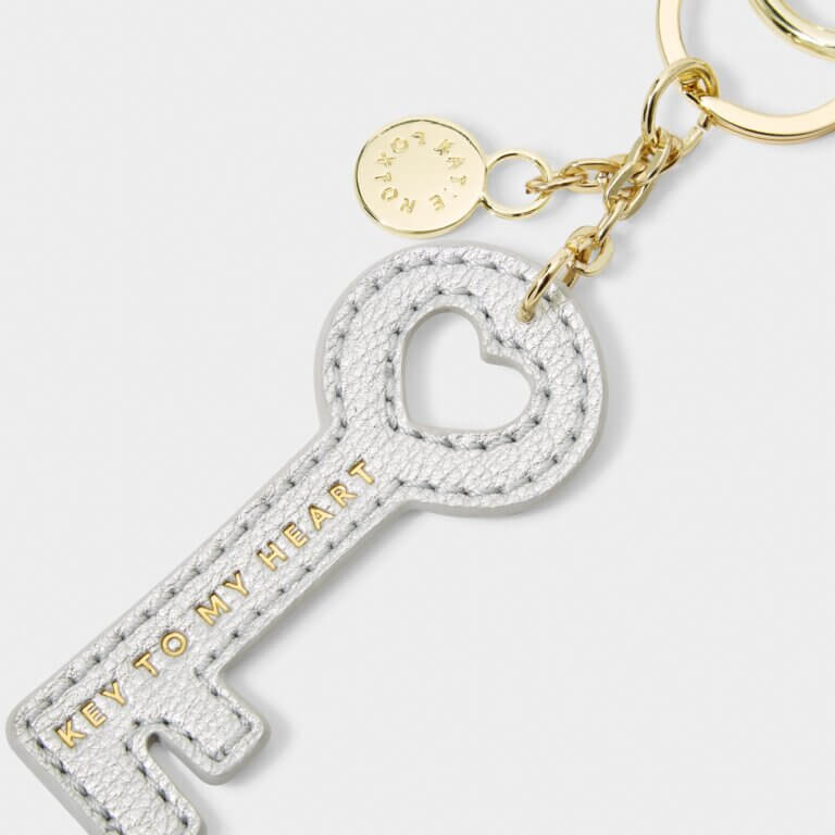 Chain Keyring | Key To My Heart | Silver | Key