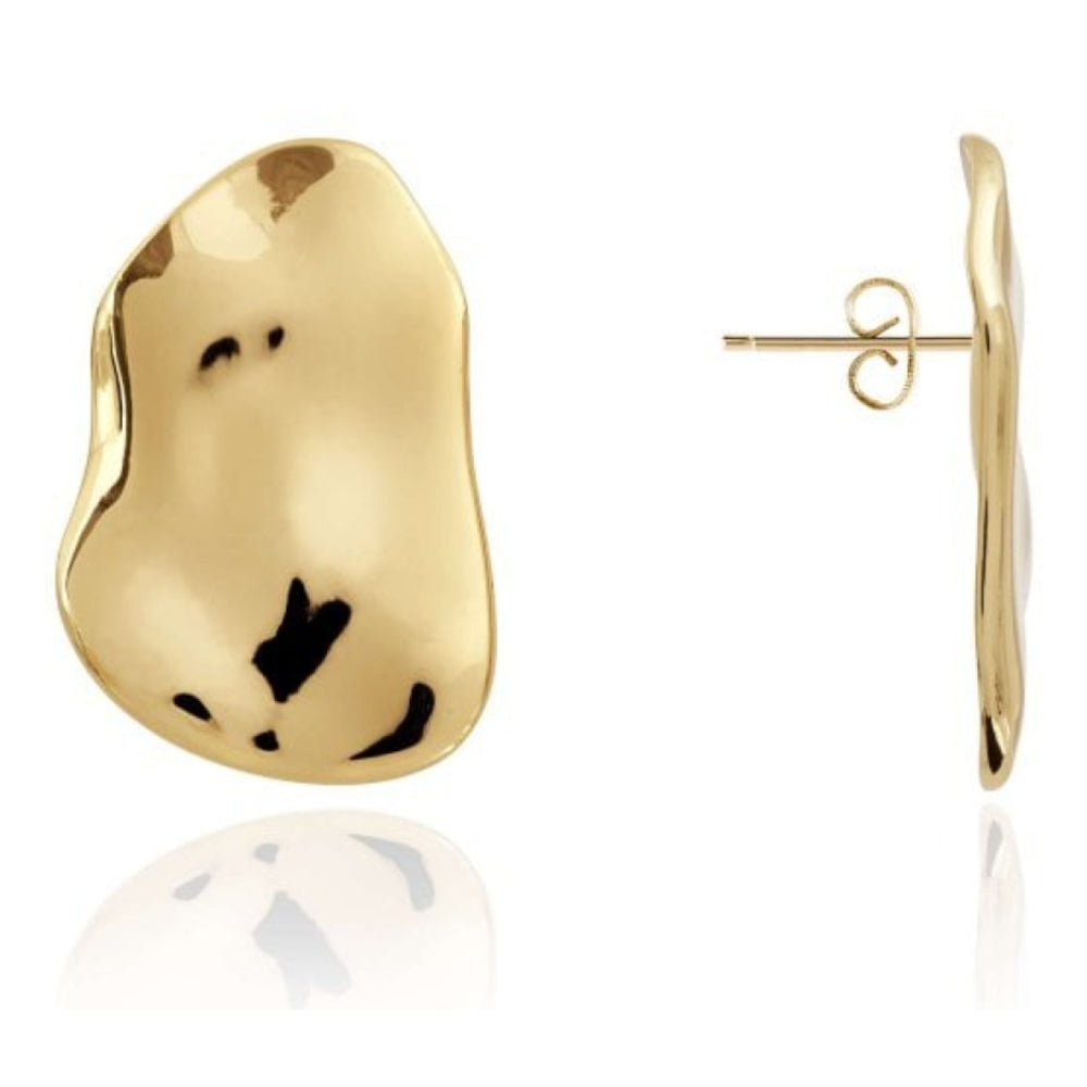 Statement Earrings | Hammered Gold | Earrings
