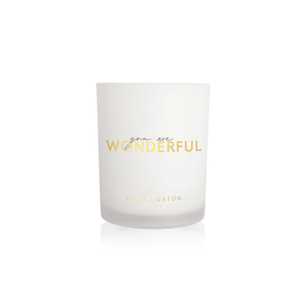 Candle| You Are Wonderful | Pomelo and Lychee Flower
