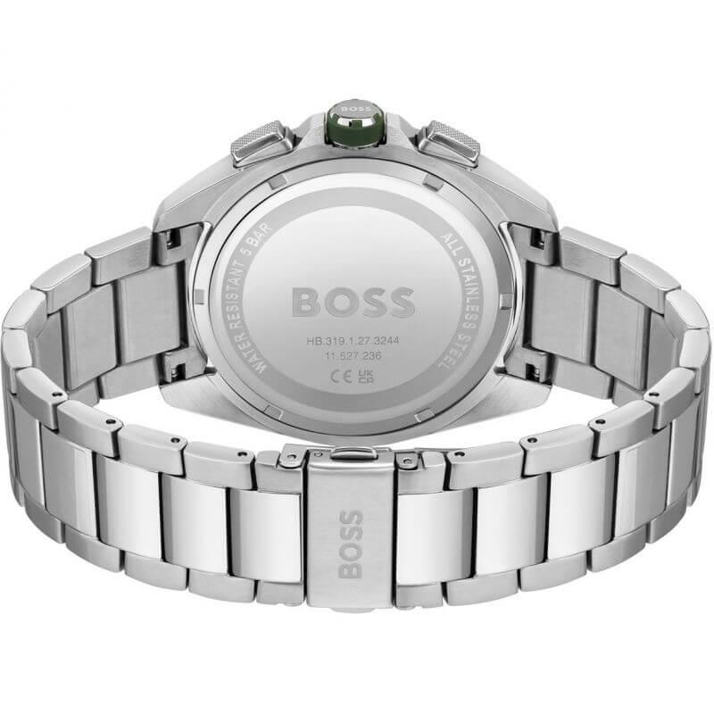 Volane Green Chronograph Dial Steel Bracelet Gents Watch