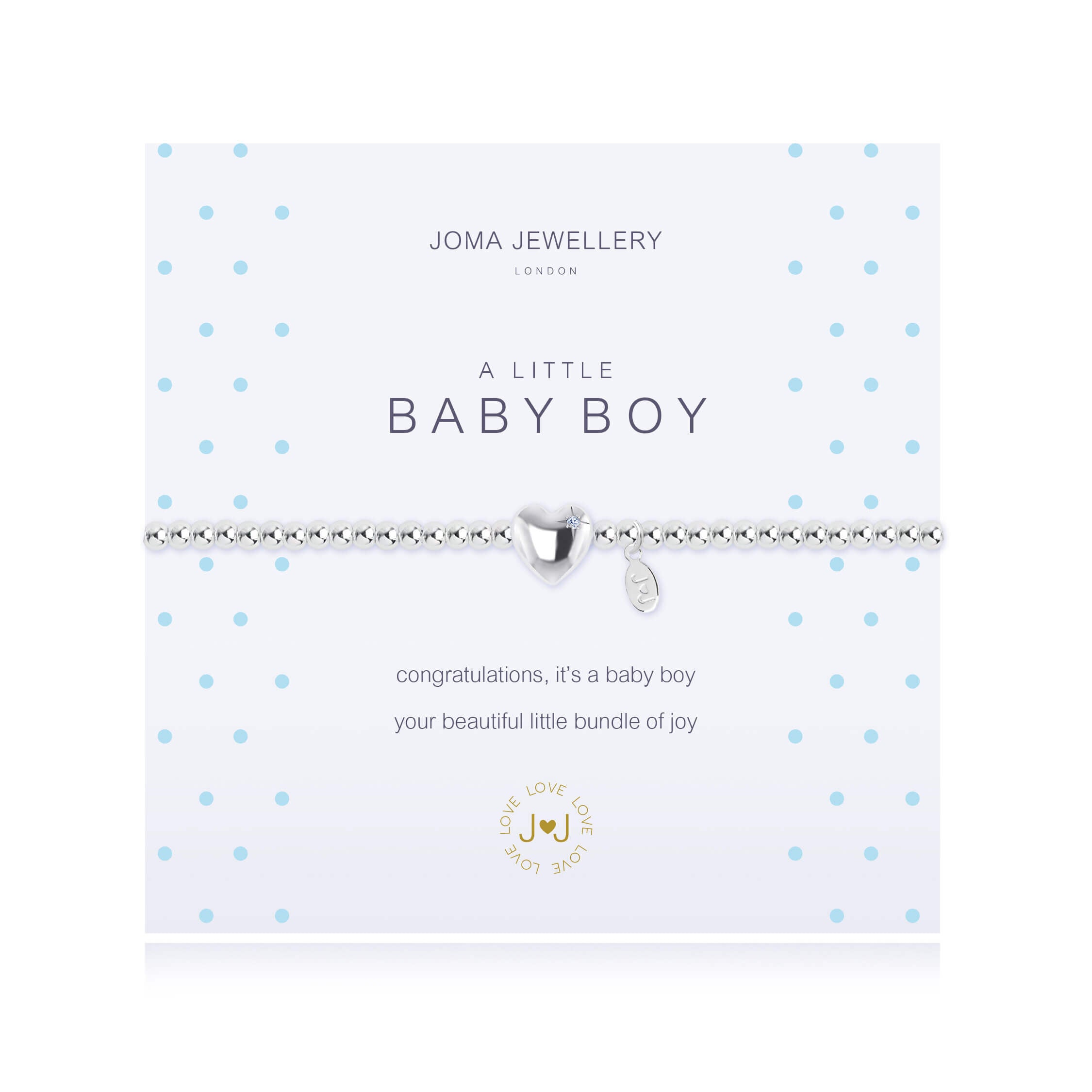 A Little | Baby Boy | Silver | Bracelet | 17.5cm Stretch