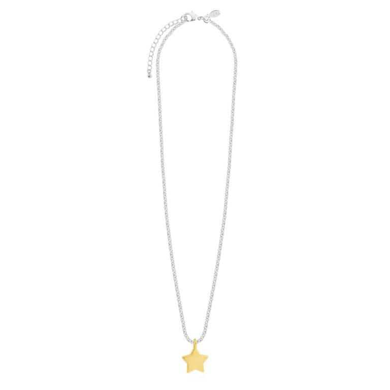 A Little | Birthday Girl | Silver And Gold | Necklace | 46cm + 5cm Extender