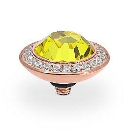 TONDO Deluxe (RG/P) 13mm Citrine Ring Top