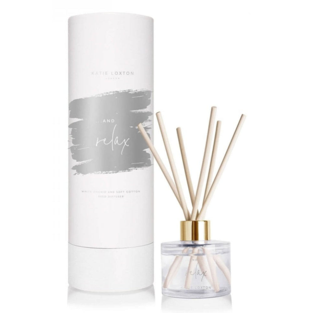 Sentiment Reed Diffuser | ��������� And Relax | White Orchid & Soft Cotton | 100ml