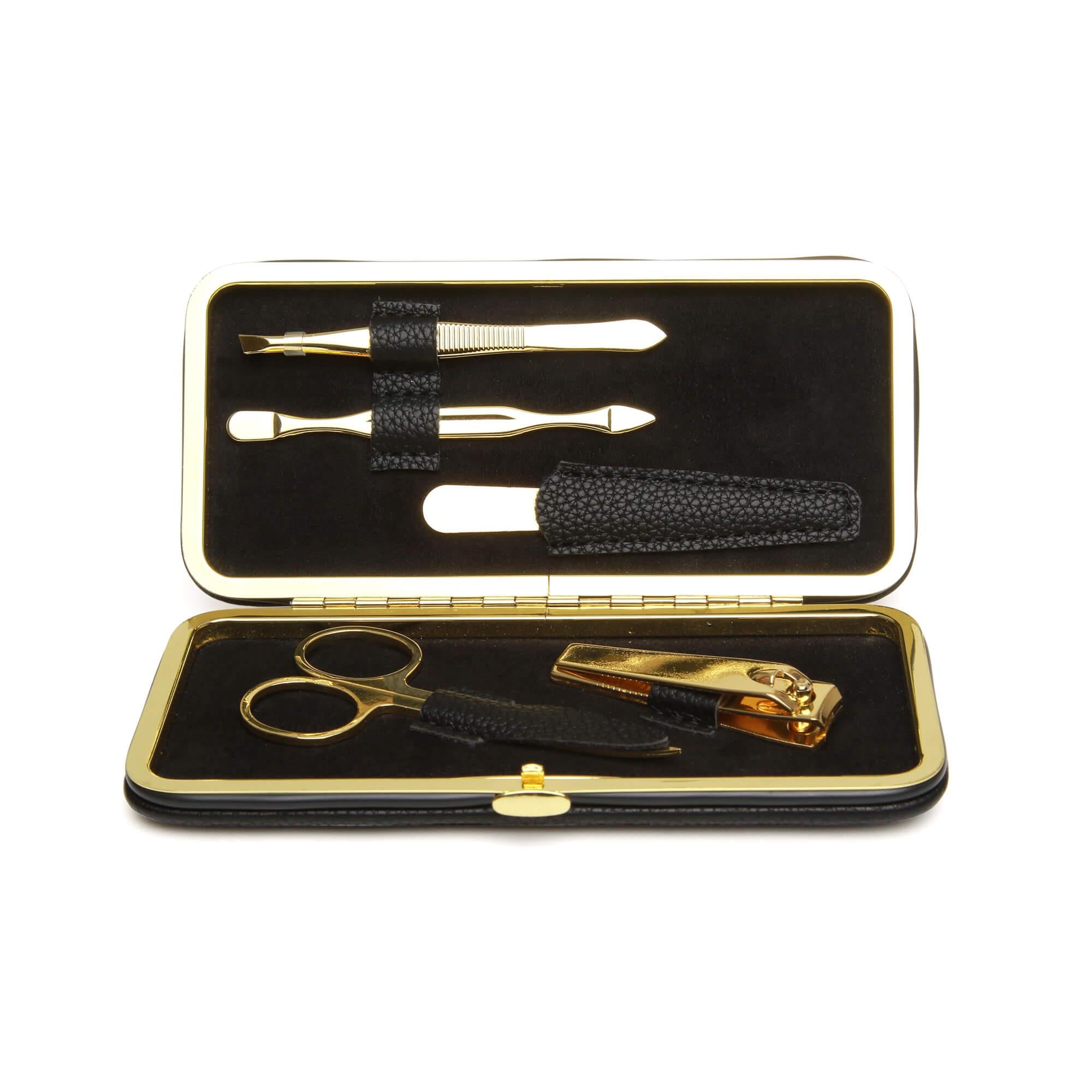 5pc Manicure Set In Black