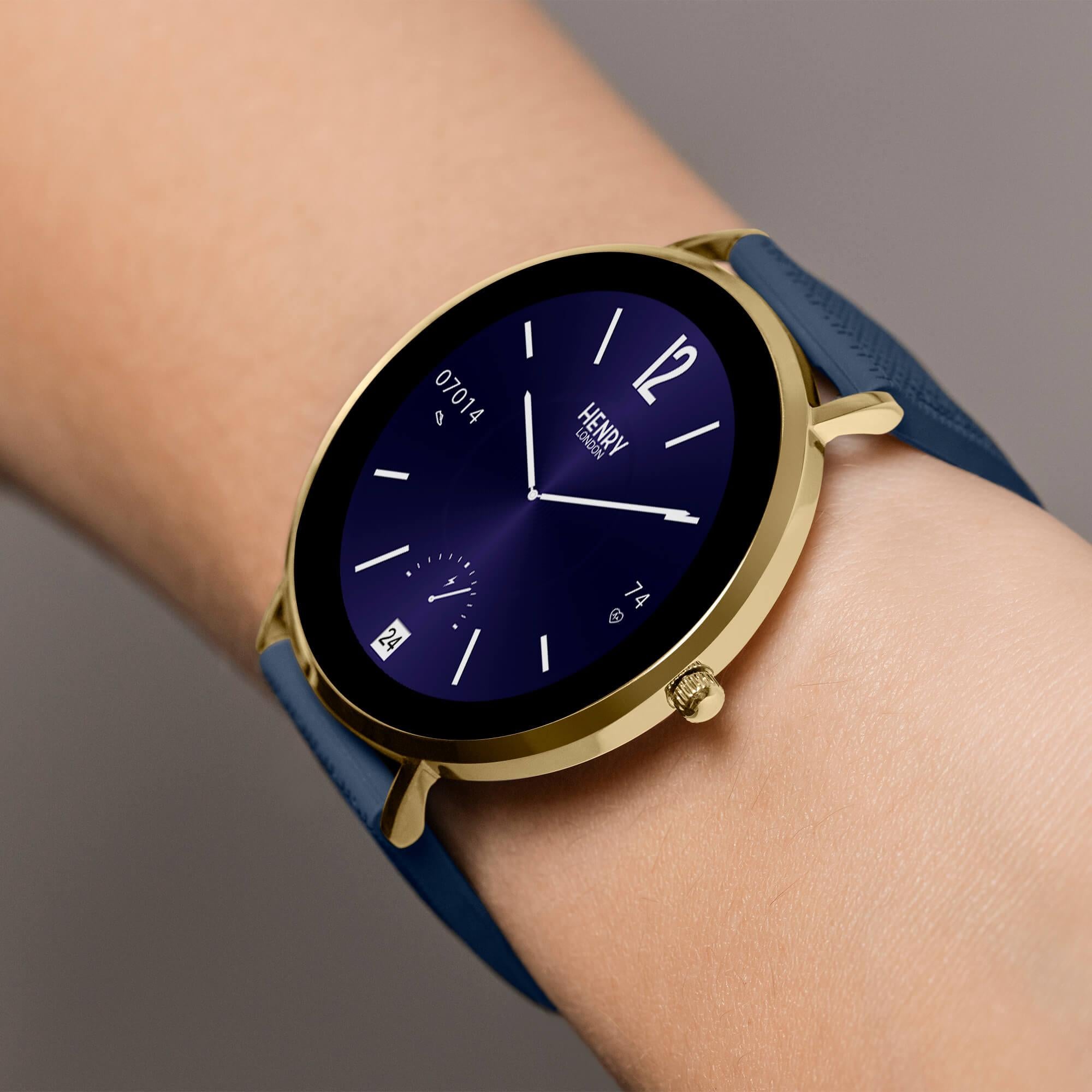Smart Navy Silicone Strap Watch
