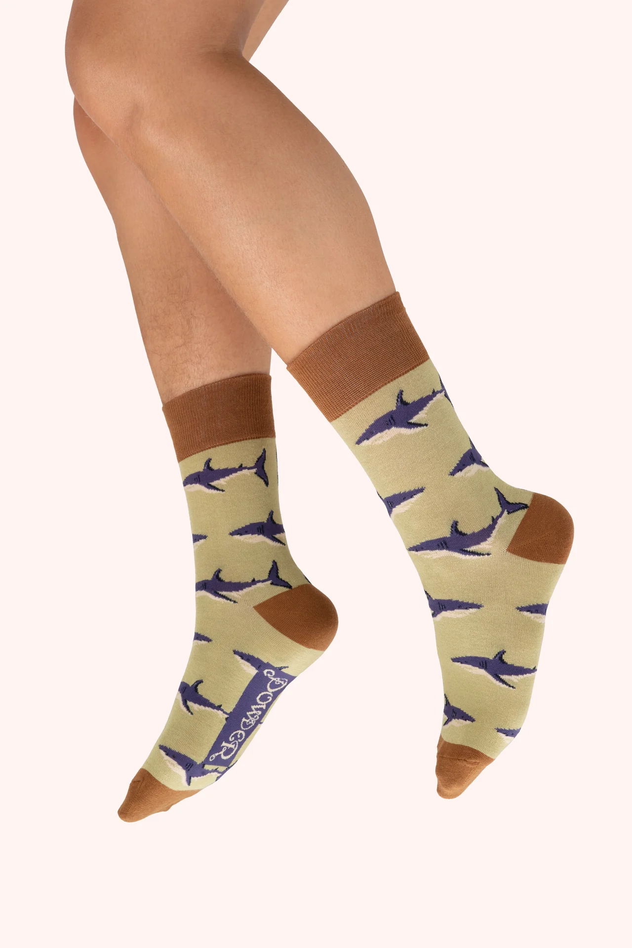 Men's Socks - Sharky, Sage