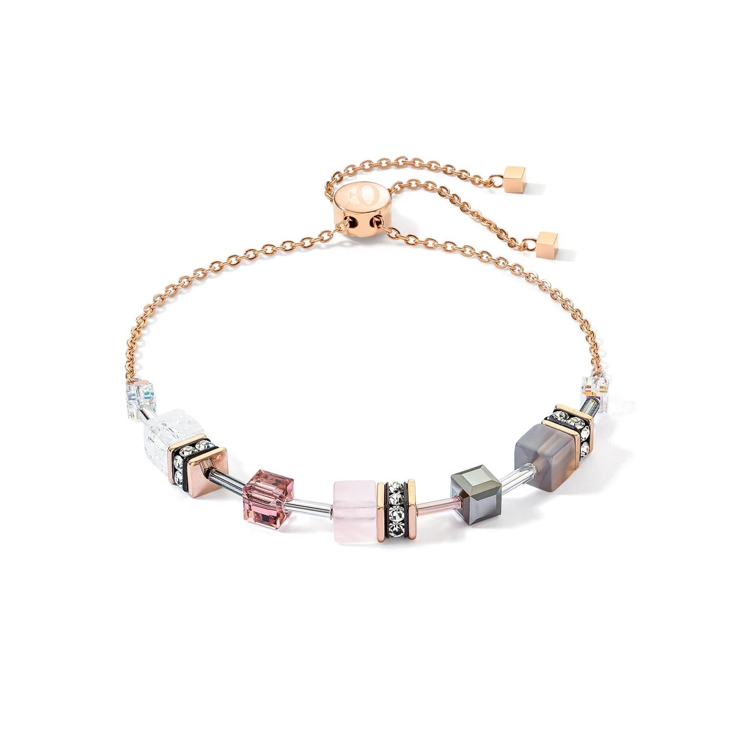 GeoCUBE Iconic Nature Chain Rose Bracelet