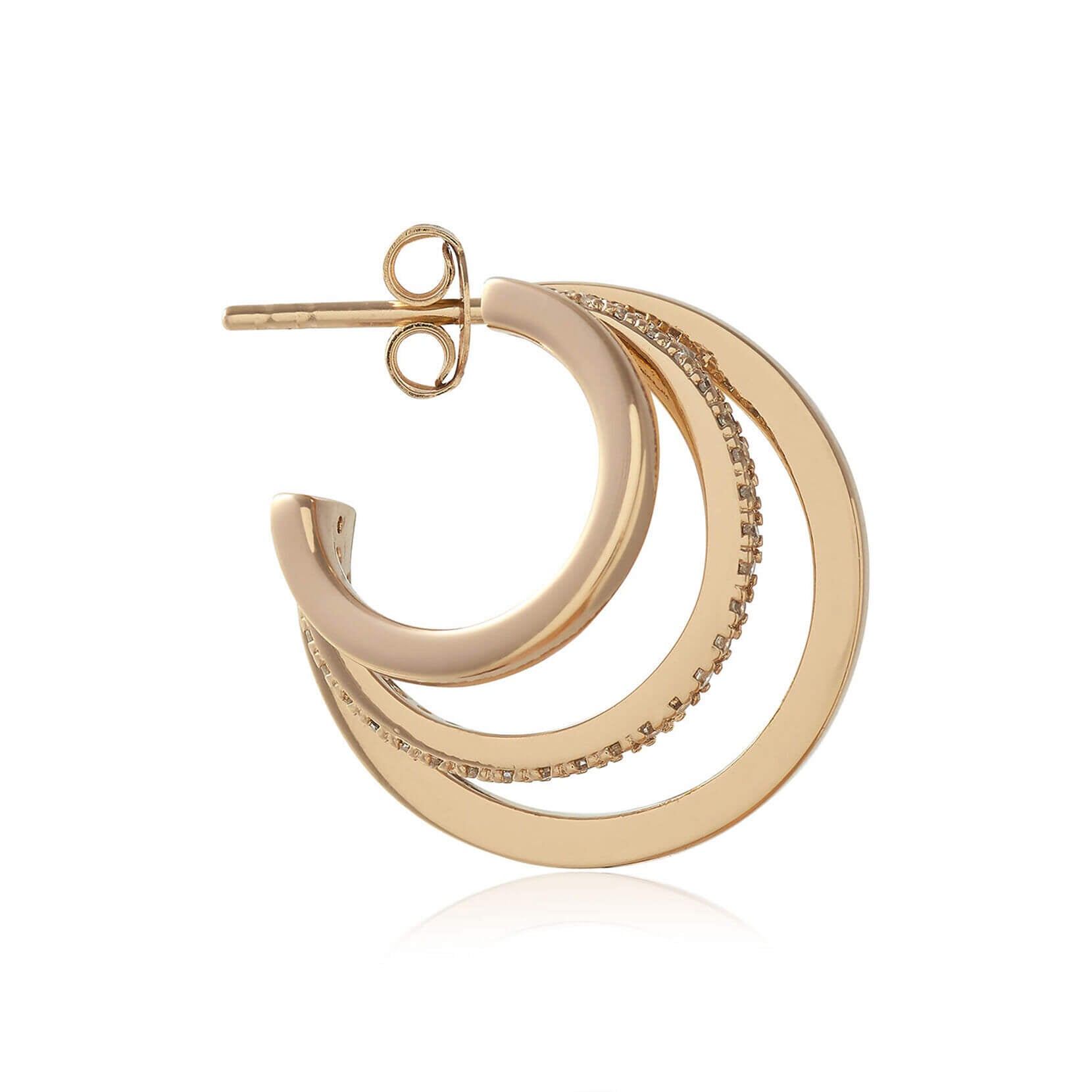 Classics Gold Multi Hoop Earrings