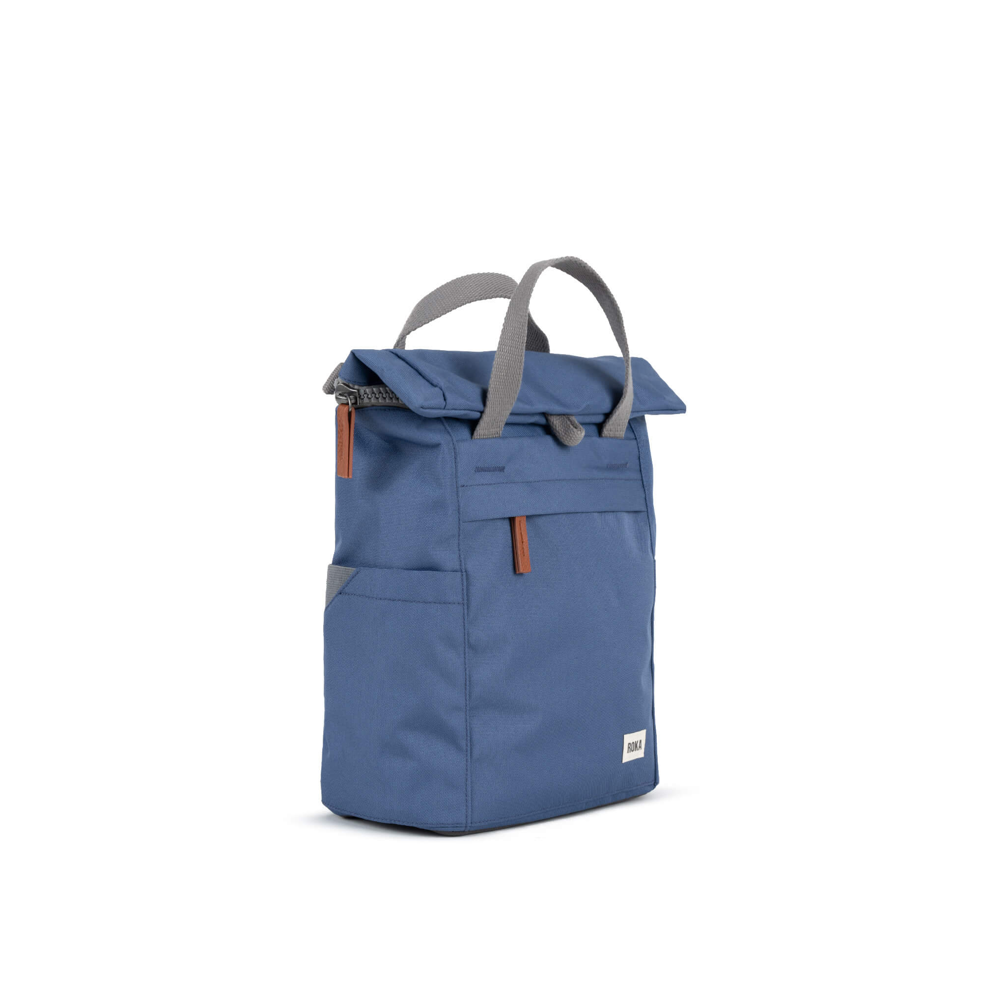 Finchley A Small Sustainable Canvas Burnt Blue
