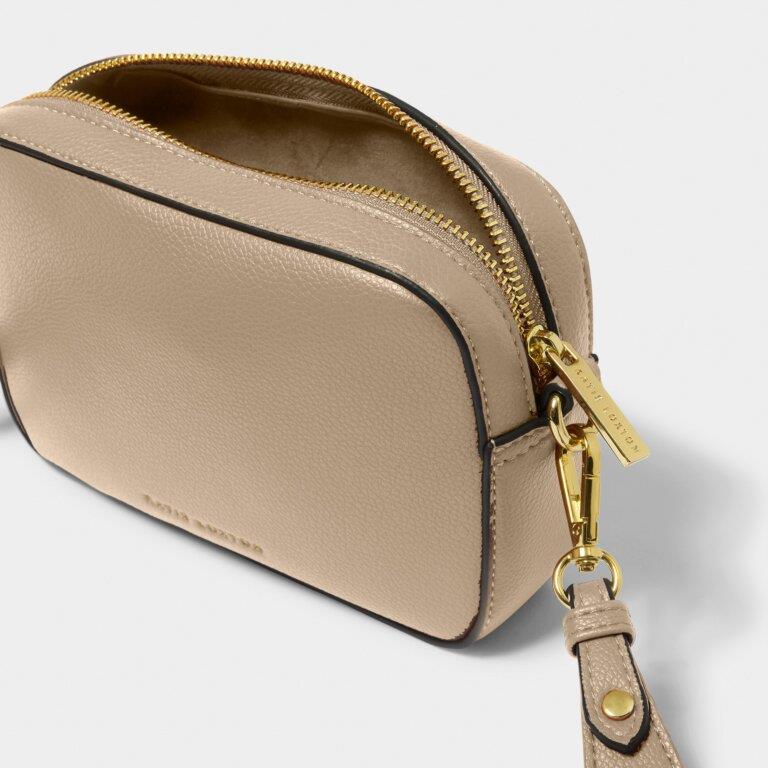 Marni Mini Crossbody Bag - Light Taupe/Charcoal