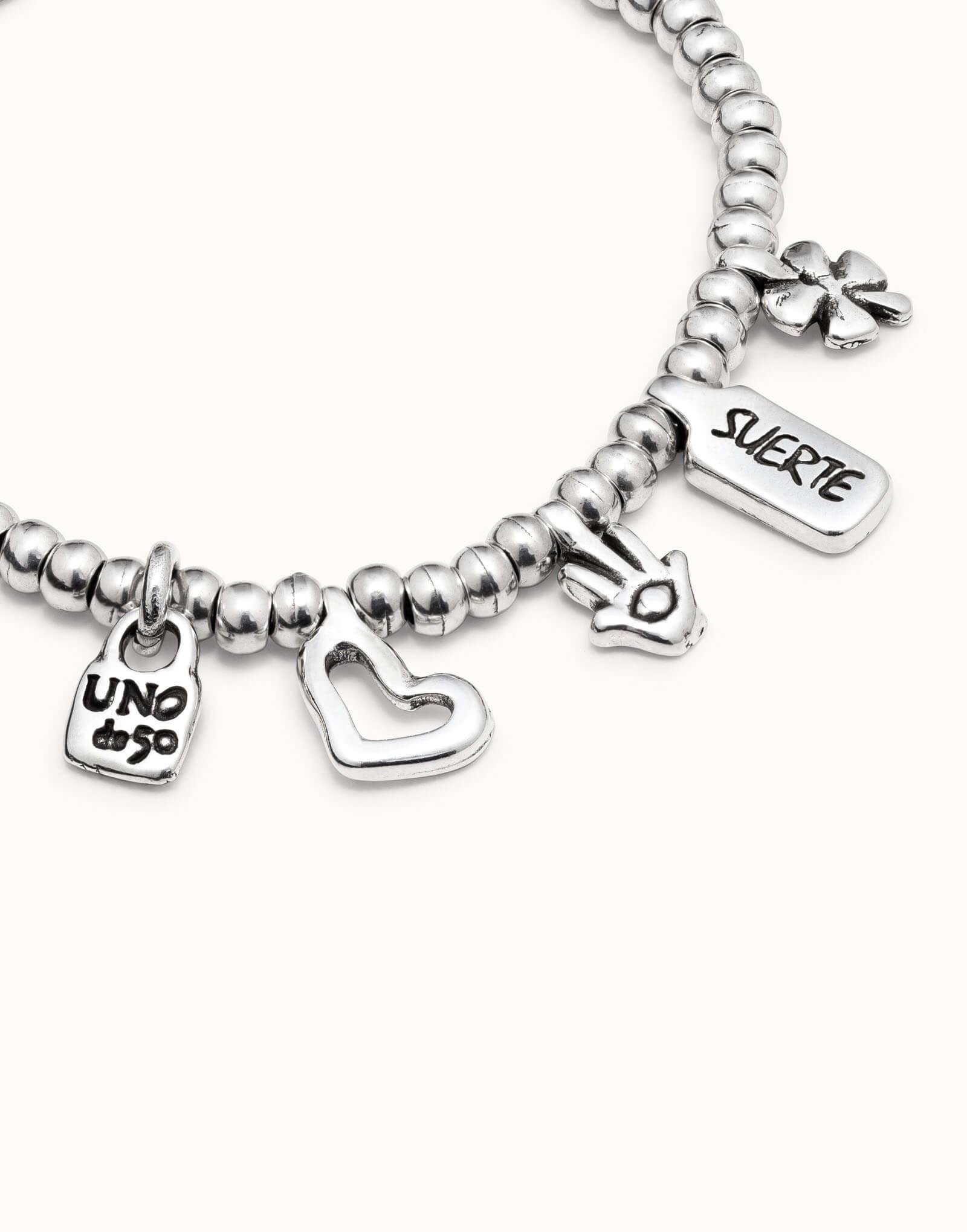Give me 5 Silver Plated Bracelet
