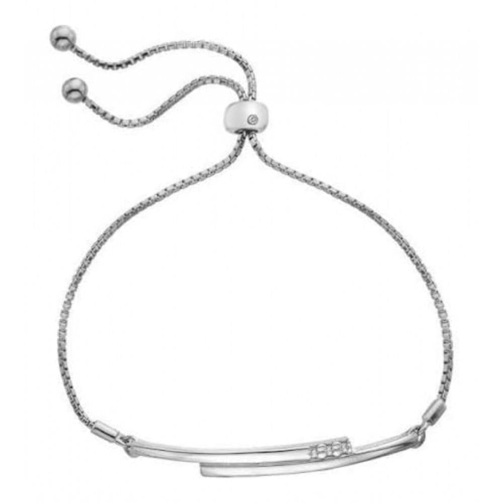 Sterling Silver Bars Glide Bracelet