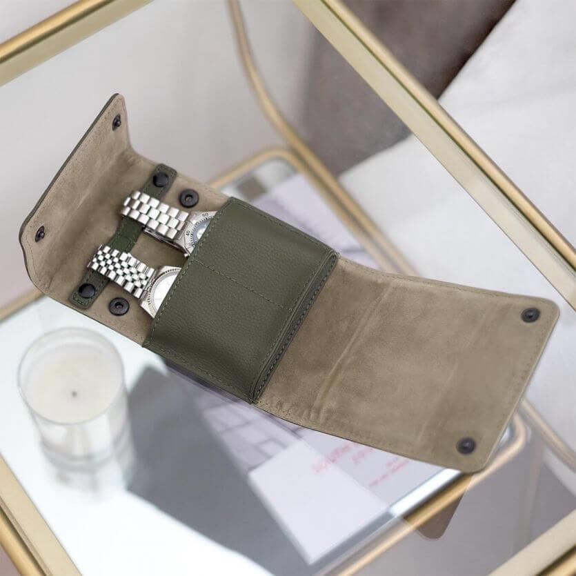 Olive Green Double Watch Wrap