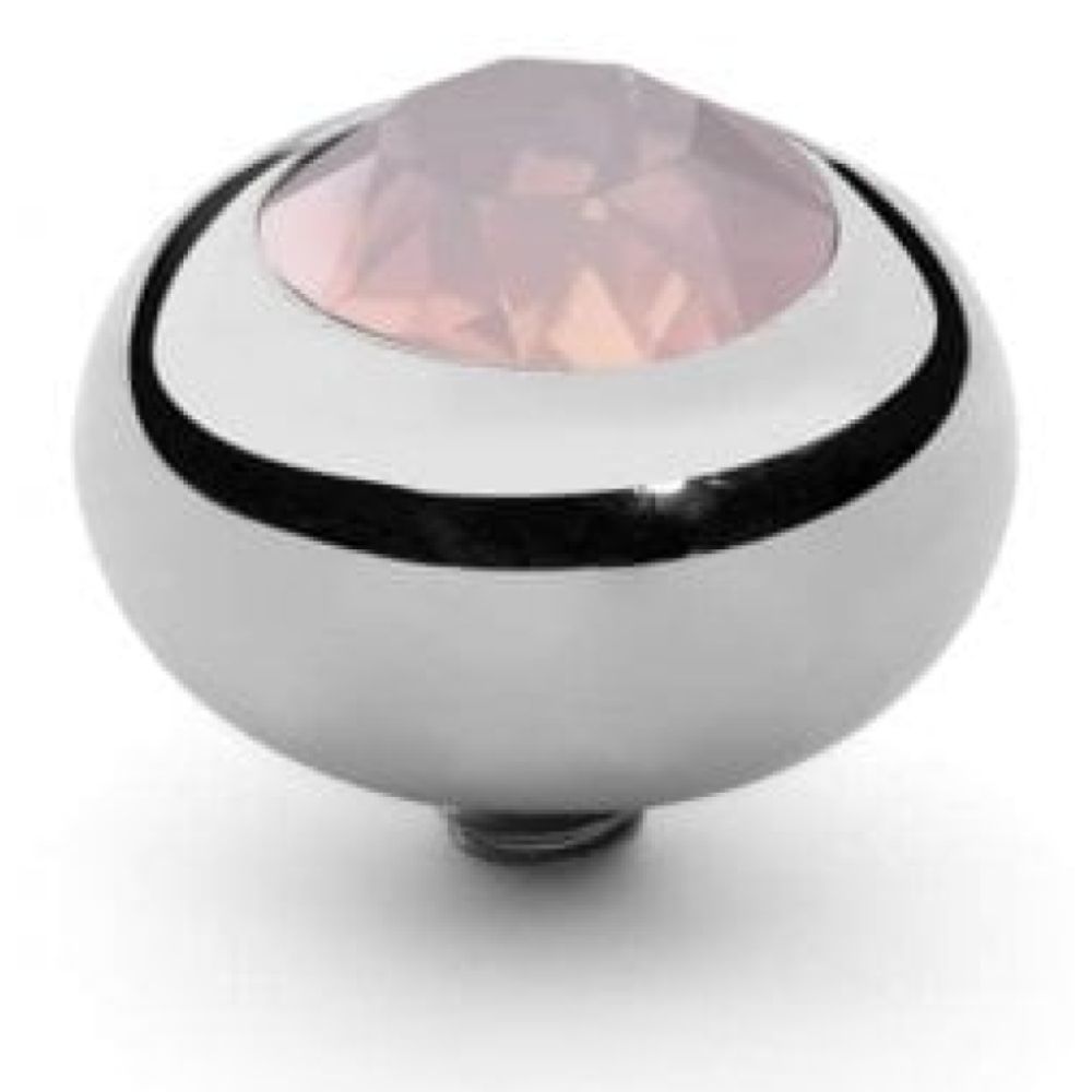 Famosa Silver 10mm Tondo Ring Top Rose Water Opal