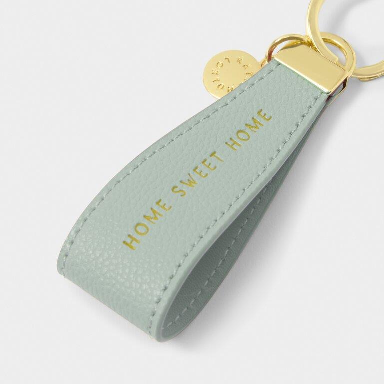 Sentiment Loop Keyring - Home Sweet Home - Sage