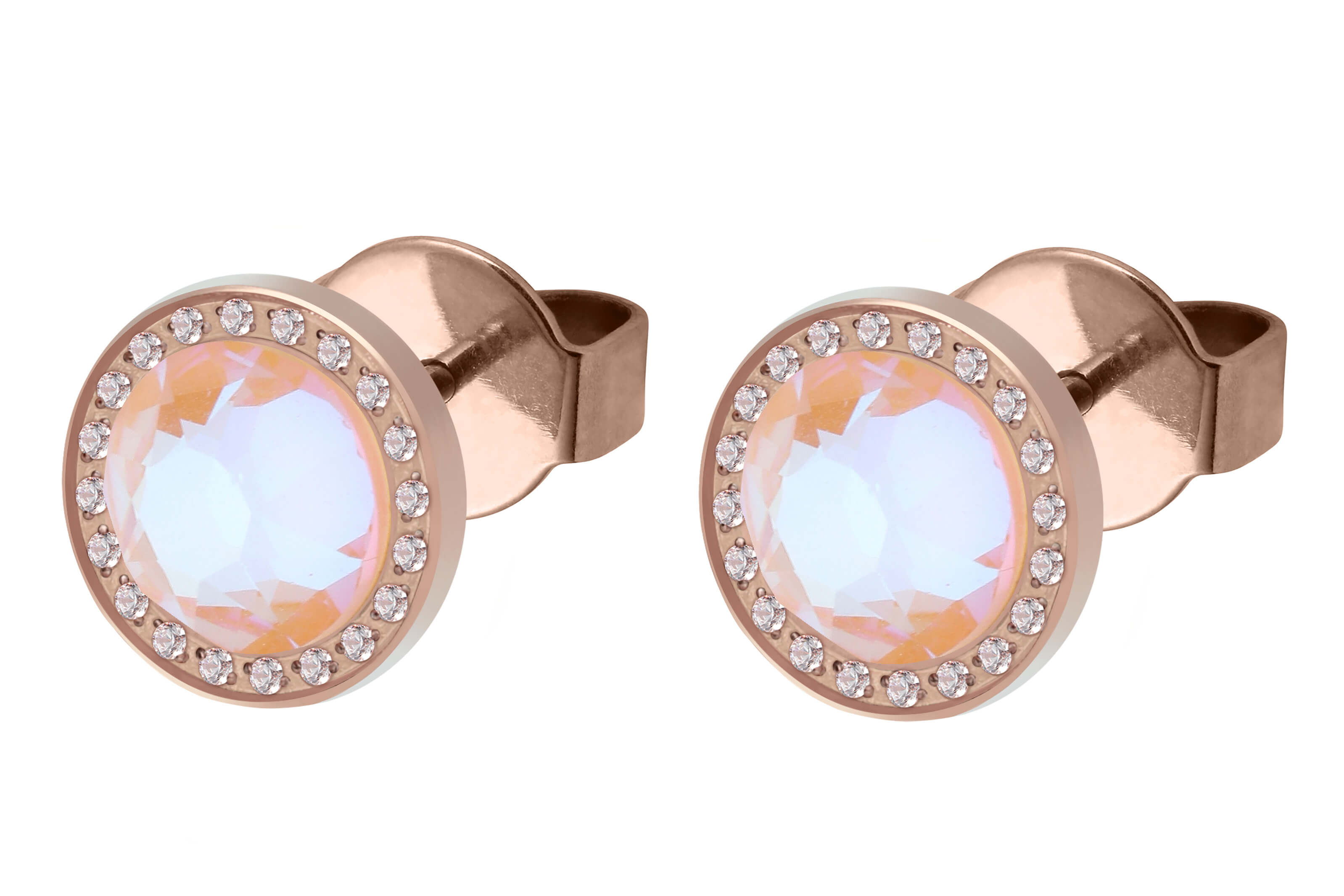 Canino Deluxe (Rg/P) 10.5mm Peach Delite Earstud