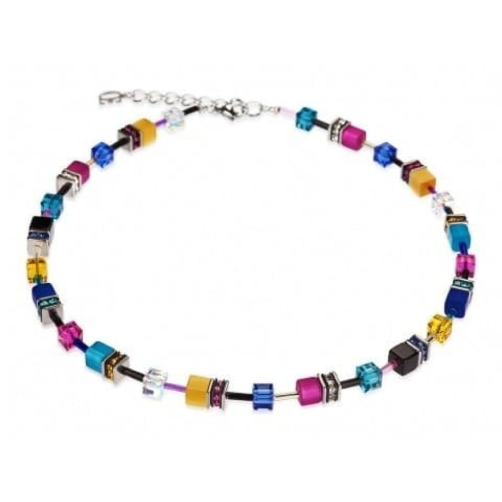 Ladies Multicoloured Synthetic, Solid Coloured Tiger Eye Necklace