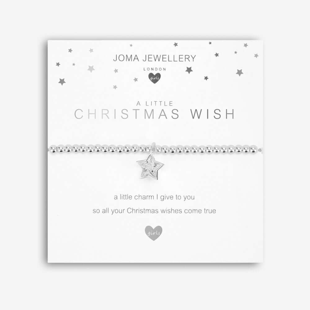 A Little | Christmas Wish | Silver | Bracelet | 15.5cm Stretch