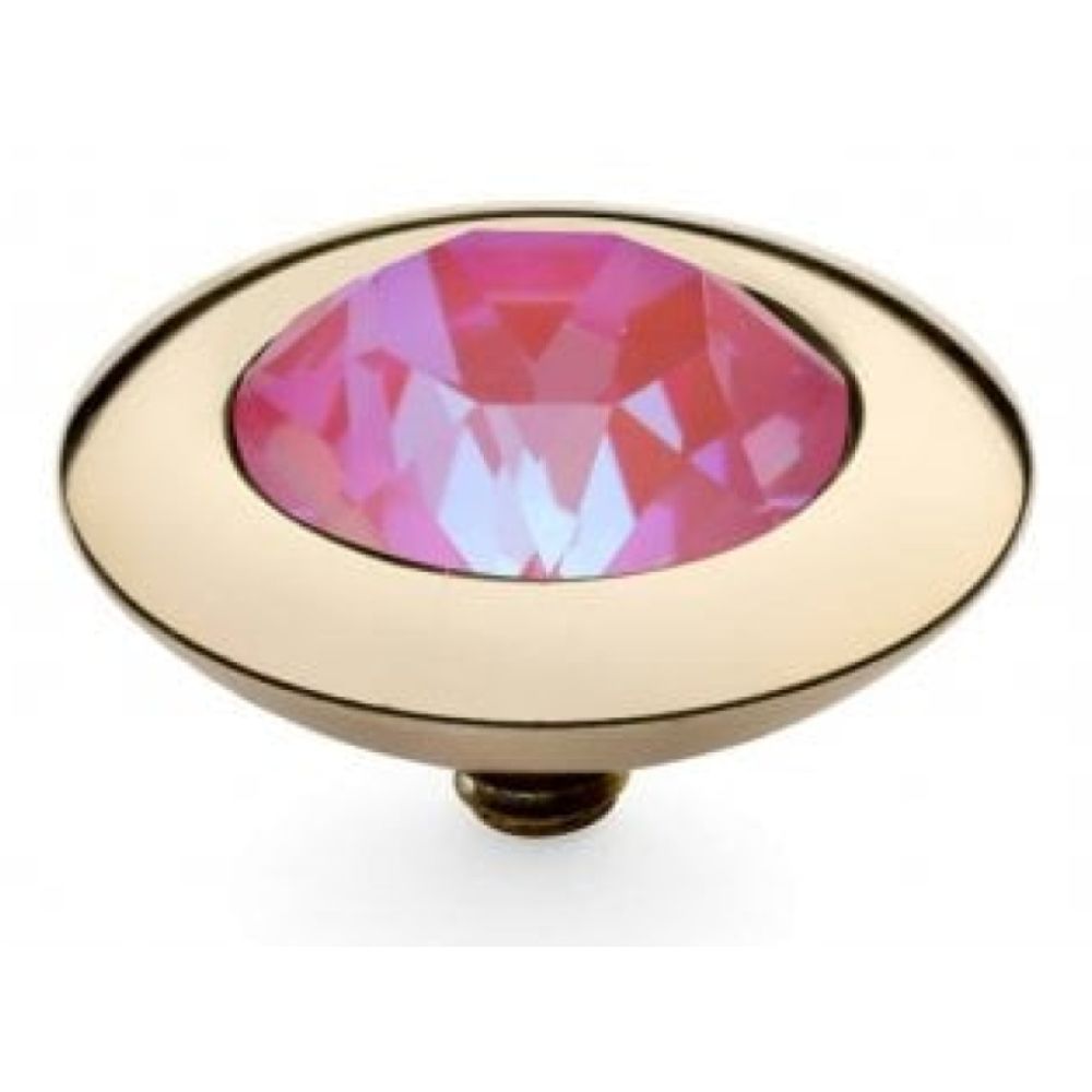 Lotus Pink Delite Crystal Interchangeable Top Tondo (G/P)