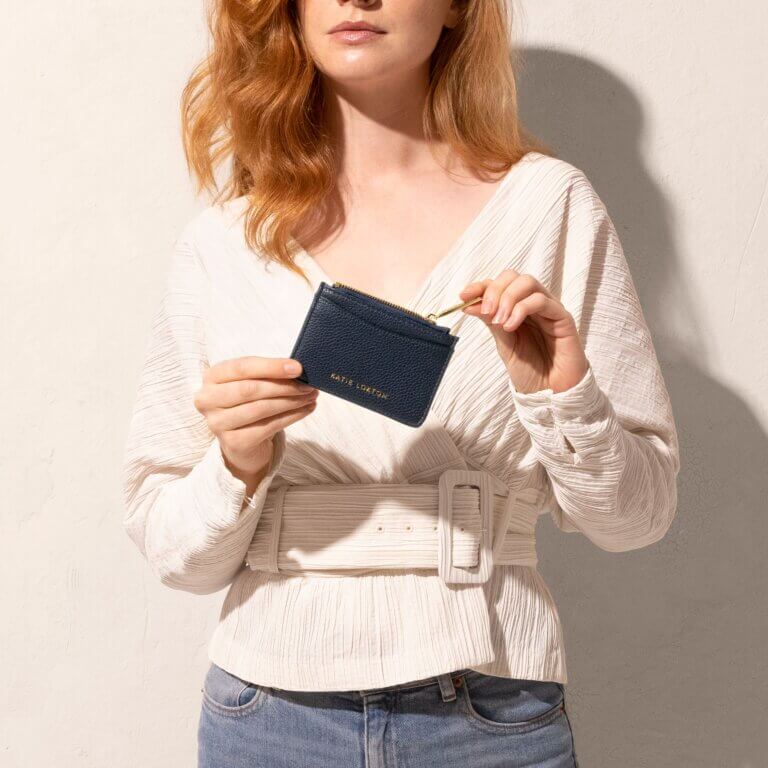 Cara Cardholder | Navy | 7.7 X 11. X 0.6cm