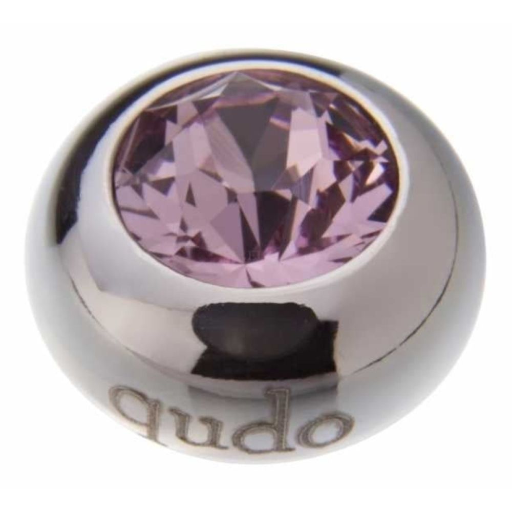 Famosa Silver 10mm Tondo Ring Top Light Amethyst