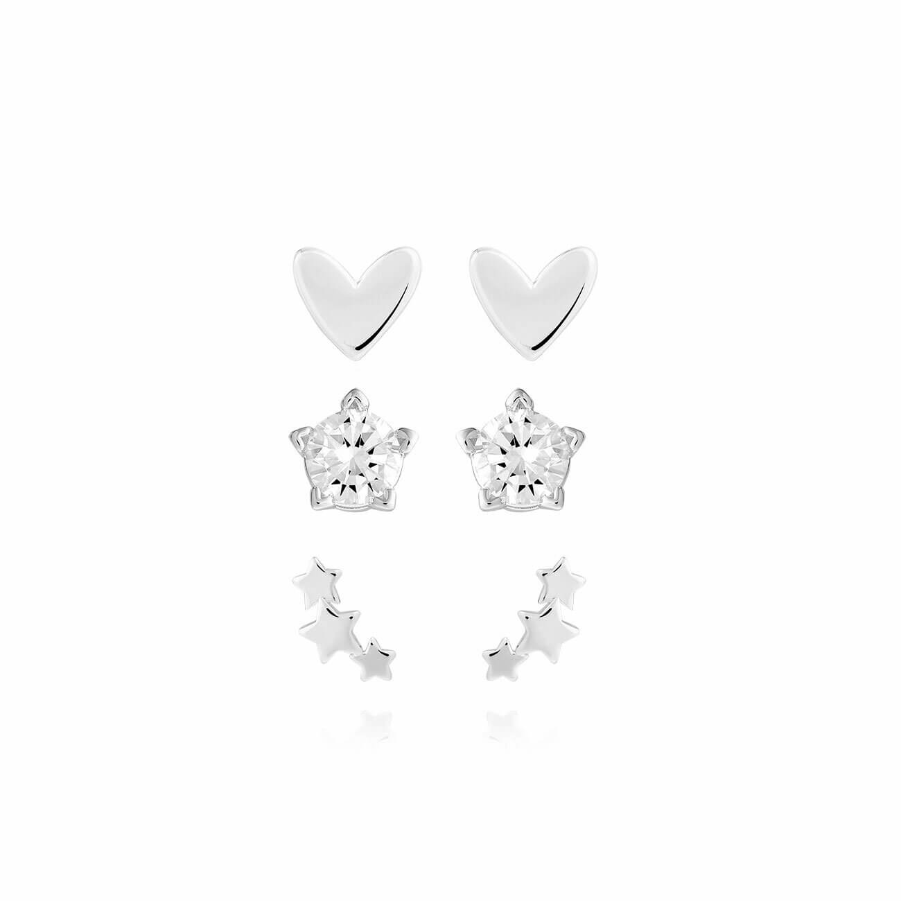 Occasion Earring Box | Fabulous Friend | Silver | Set Of 3 Earrings
