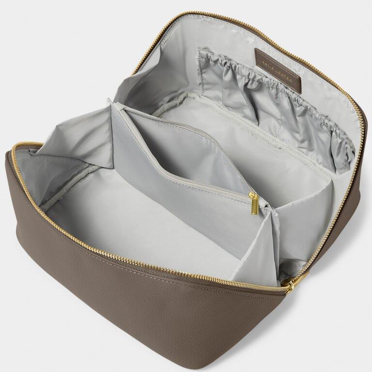 Large Make Up / Wash Bag - Mink