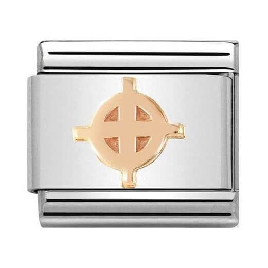 Composable Classic 9k Rose Gold Celtic Cross Link