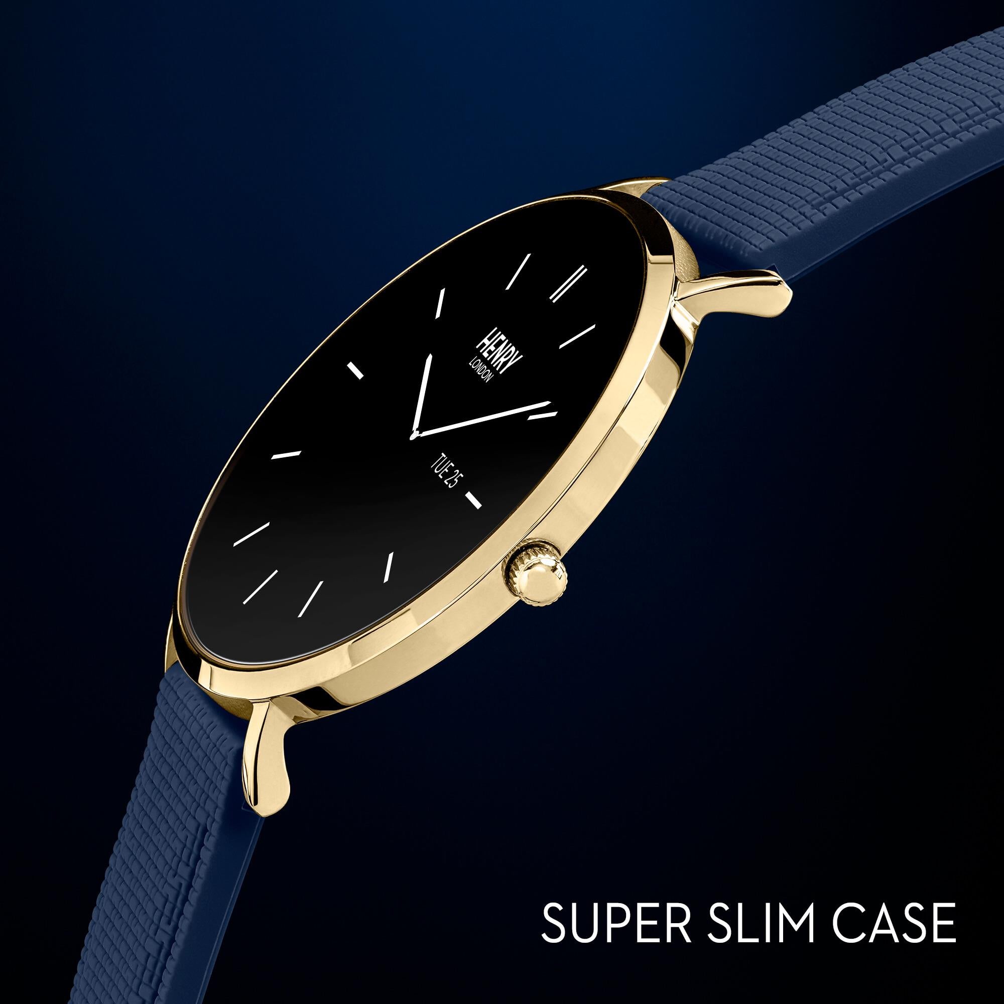Smart Navy Silicone Strap Watch