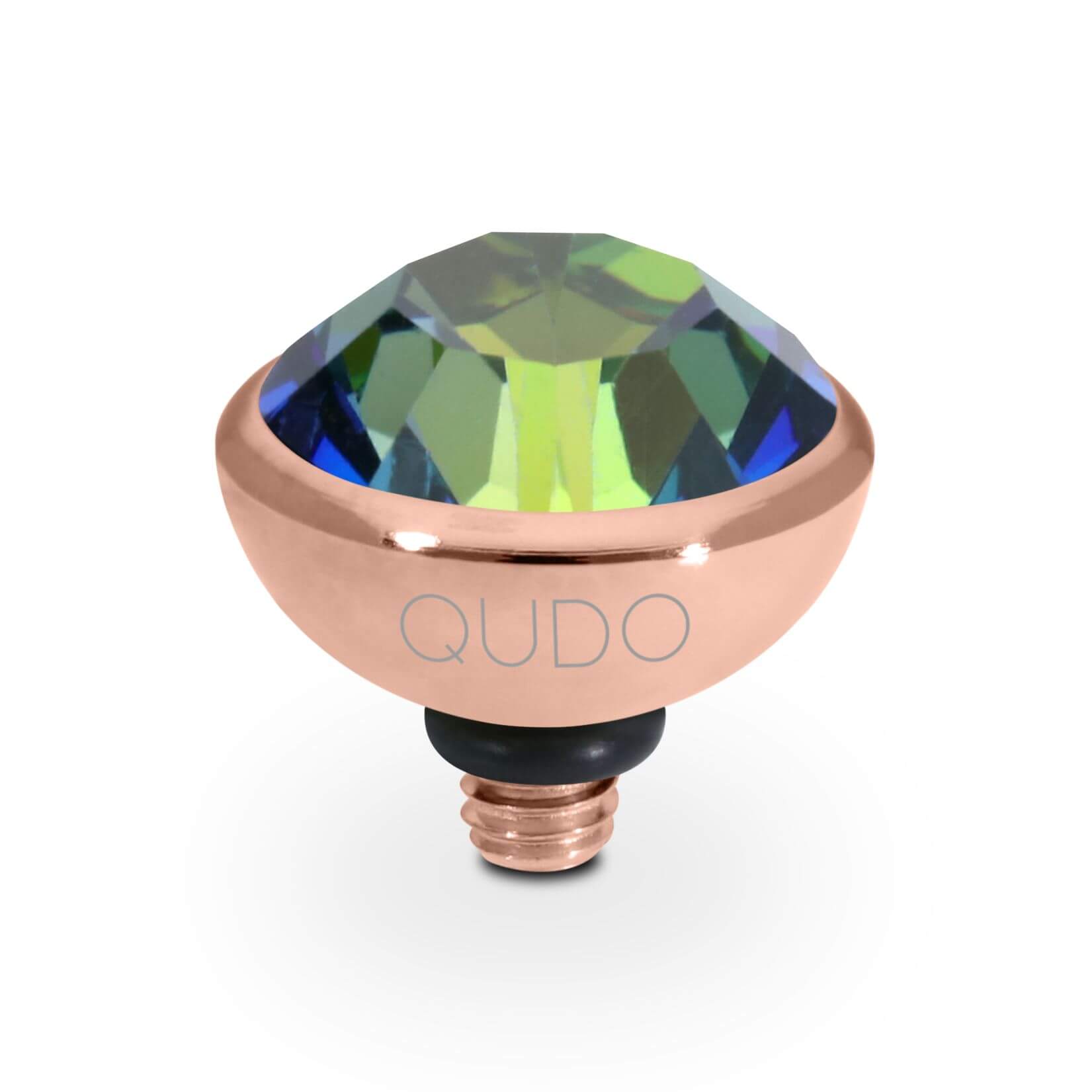 BOTTONE (RG/P) 10mm Bermuda Blue Ring Top