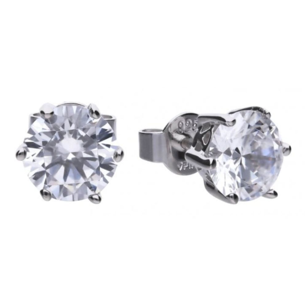 Claw Set 3ct Solitaire Earrings
