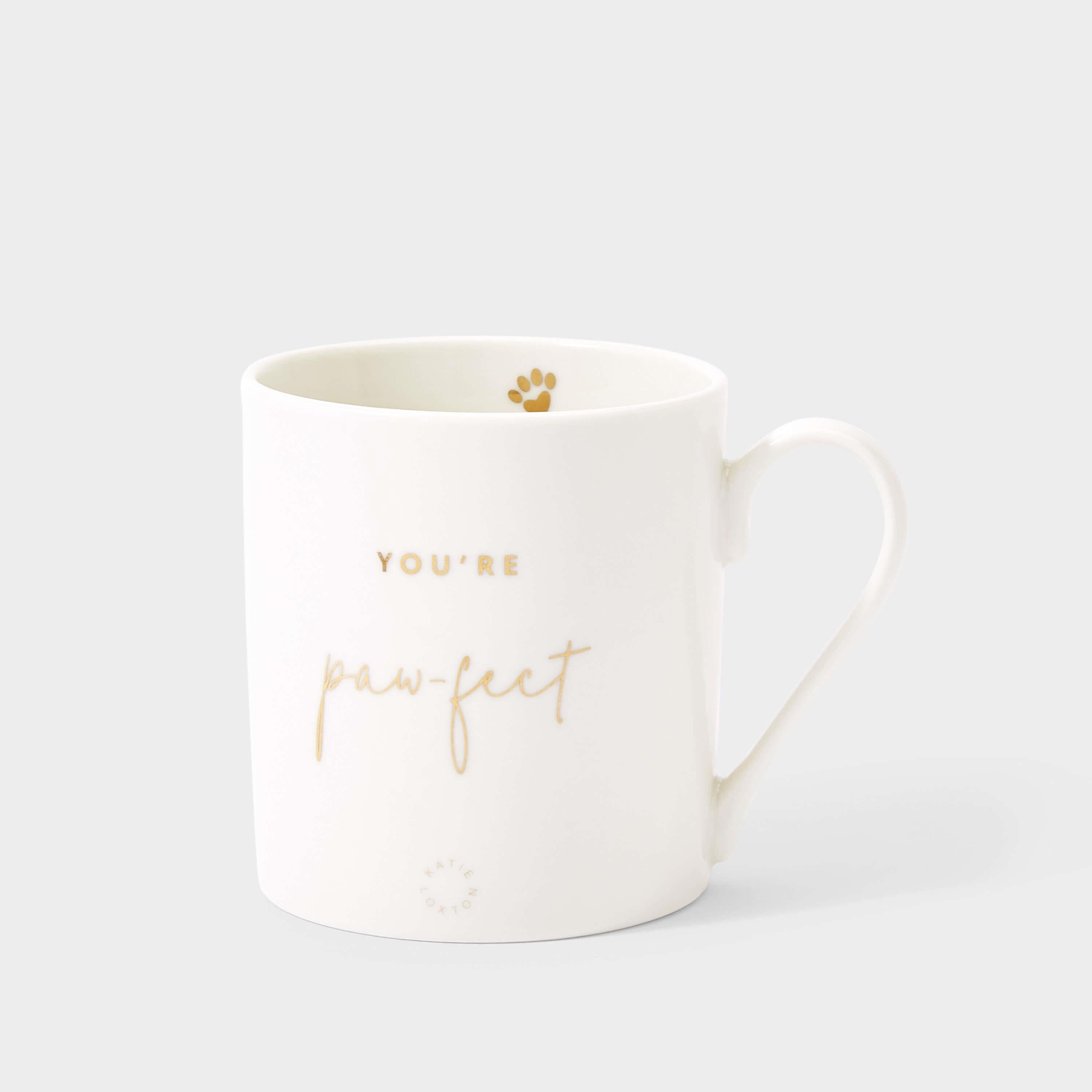 Porcelain Mug | You're Paw-Fect