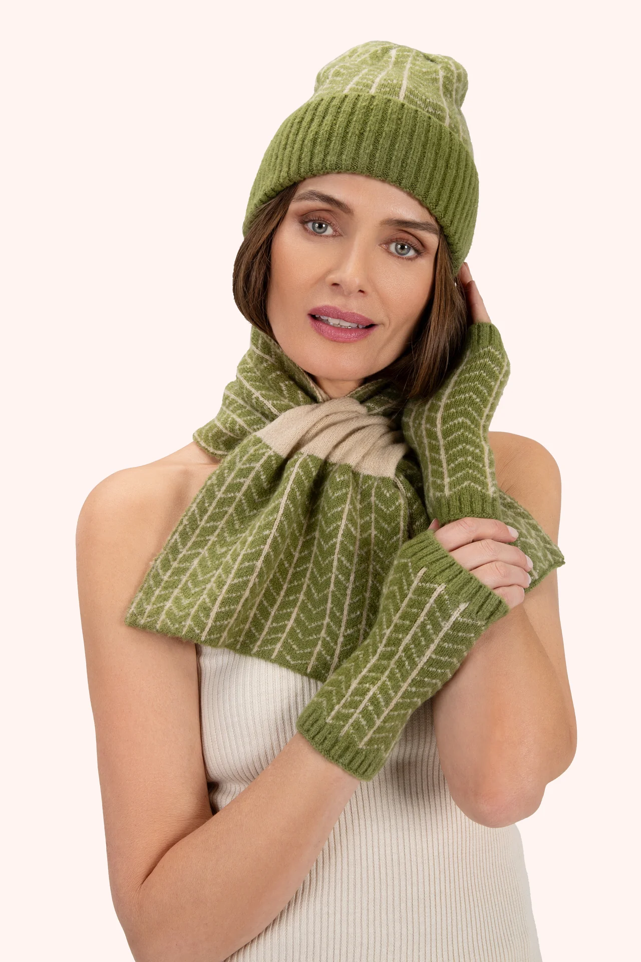 Niamh Beannie In Olive