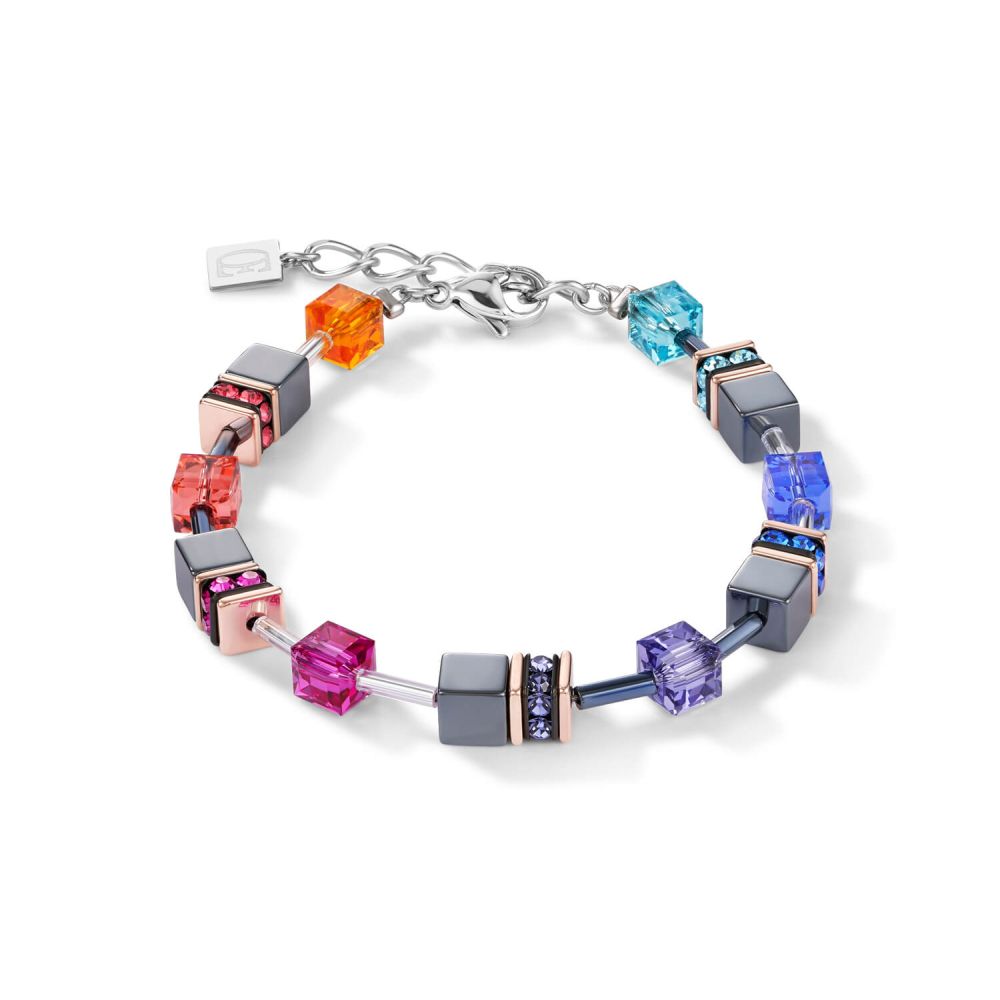 Multicolour Geo Cube Bracelet