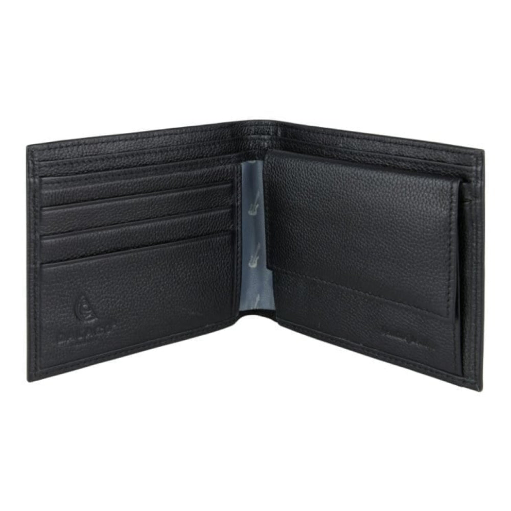Leather Wallet with Guitar lining -Black