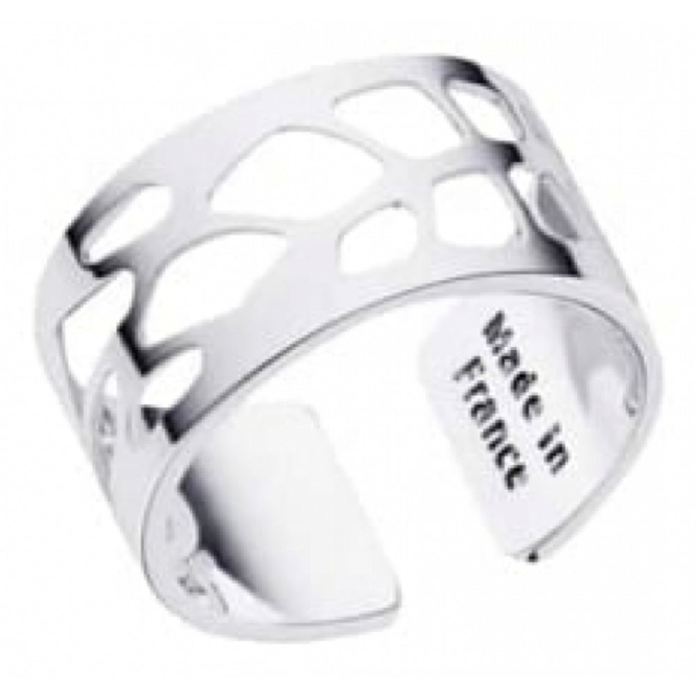 Brass & Silver Plated fern Pattern Ring