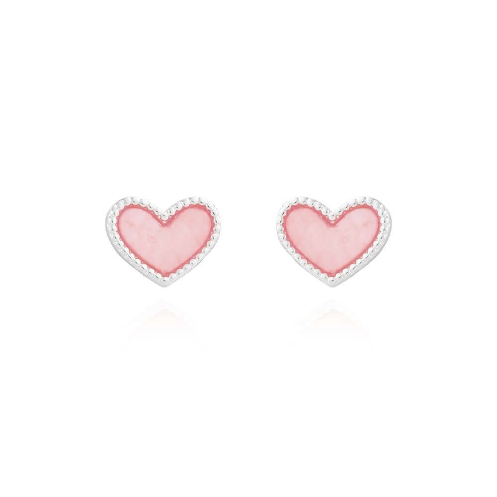 Treasure The Little Things Love Love Love Silver Earrings