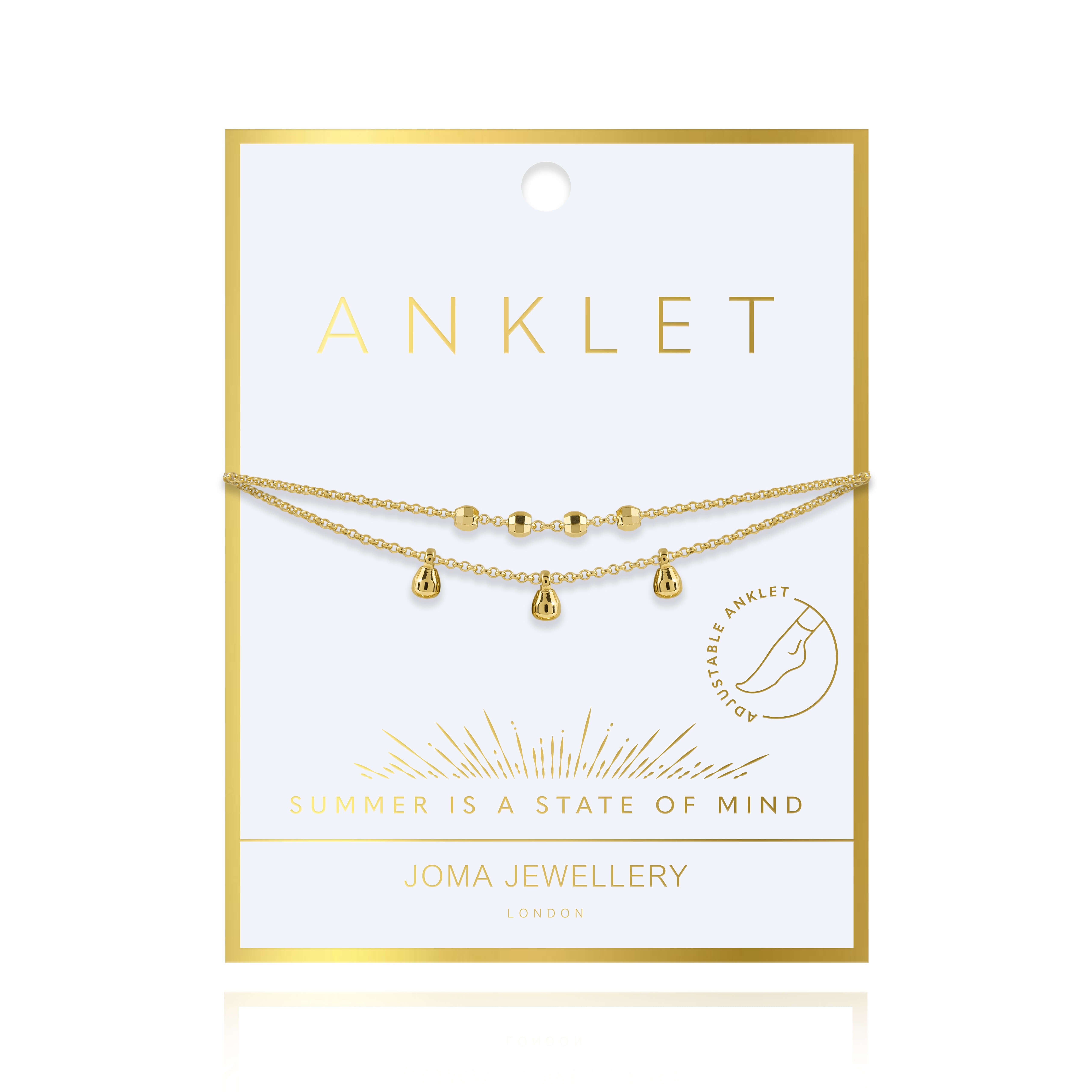 Dainty Double Chain Anklet