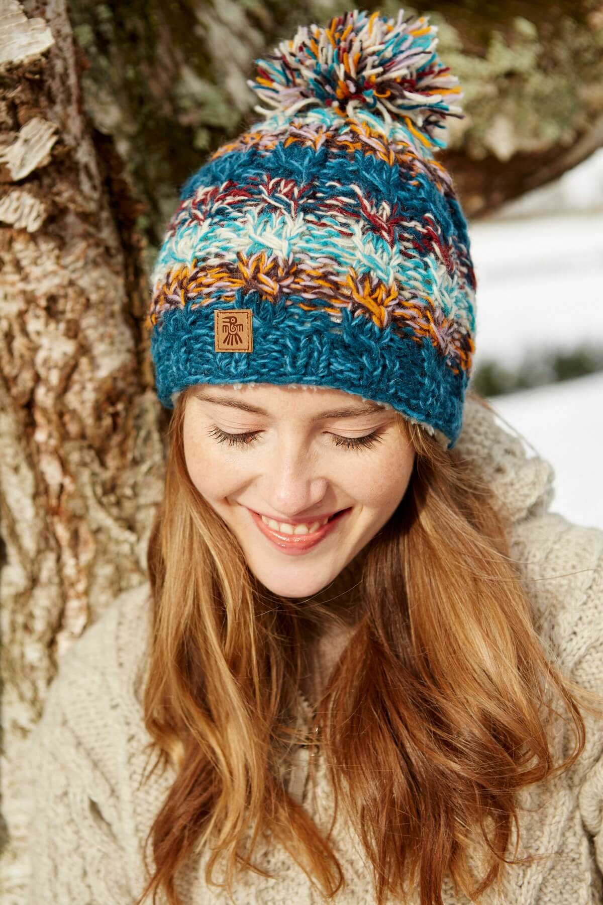 Utrecht Bobble Beanie Blue