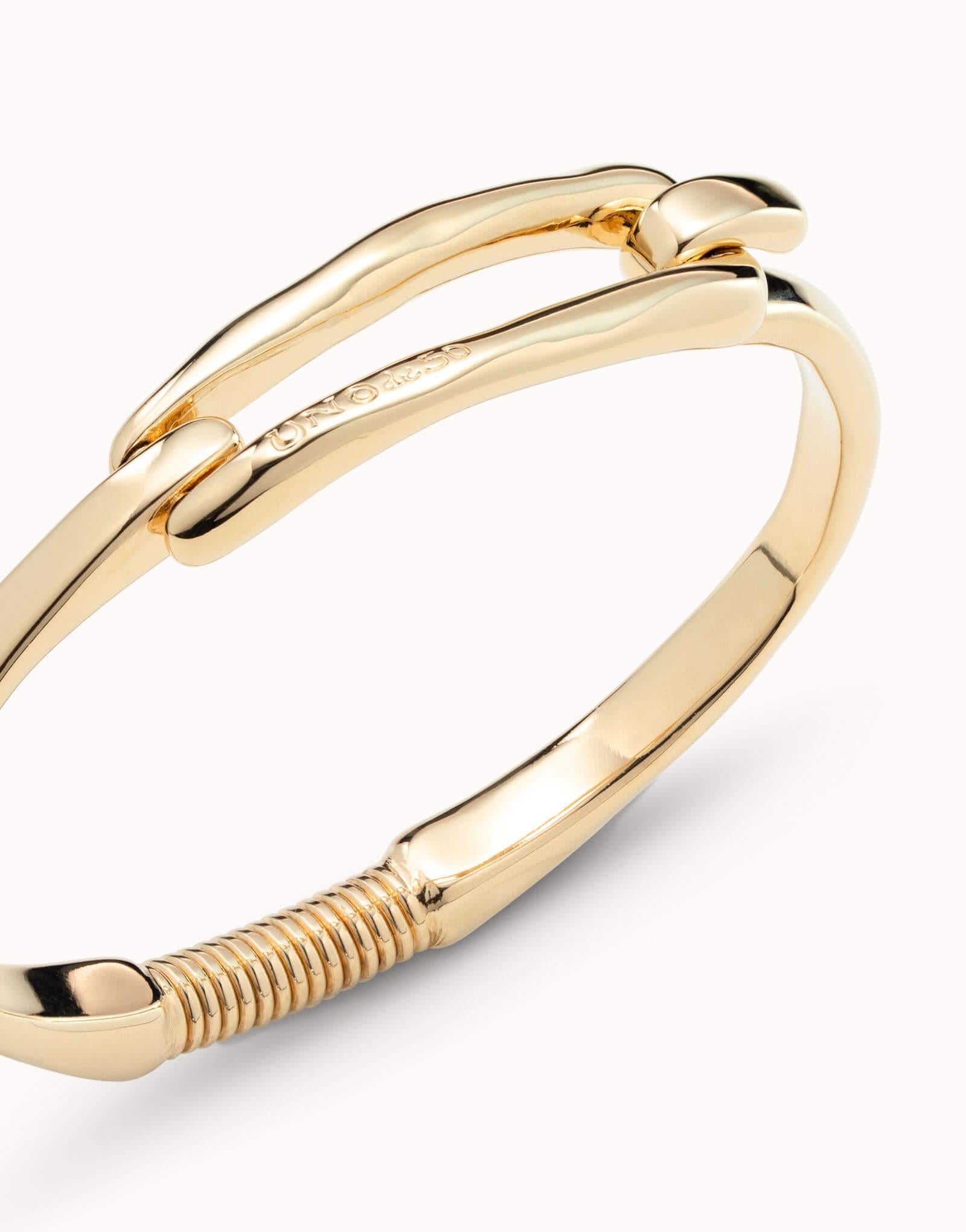 Rigid 18k Gold Plated Bracelet