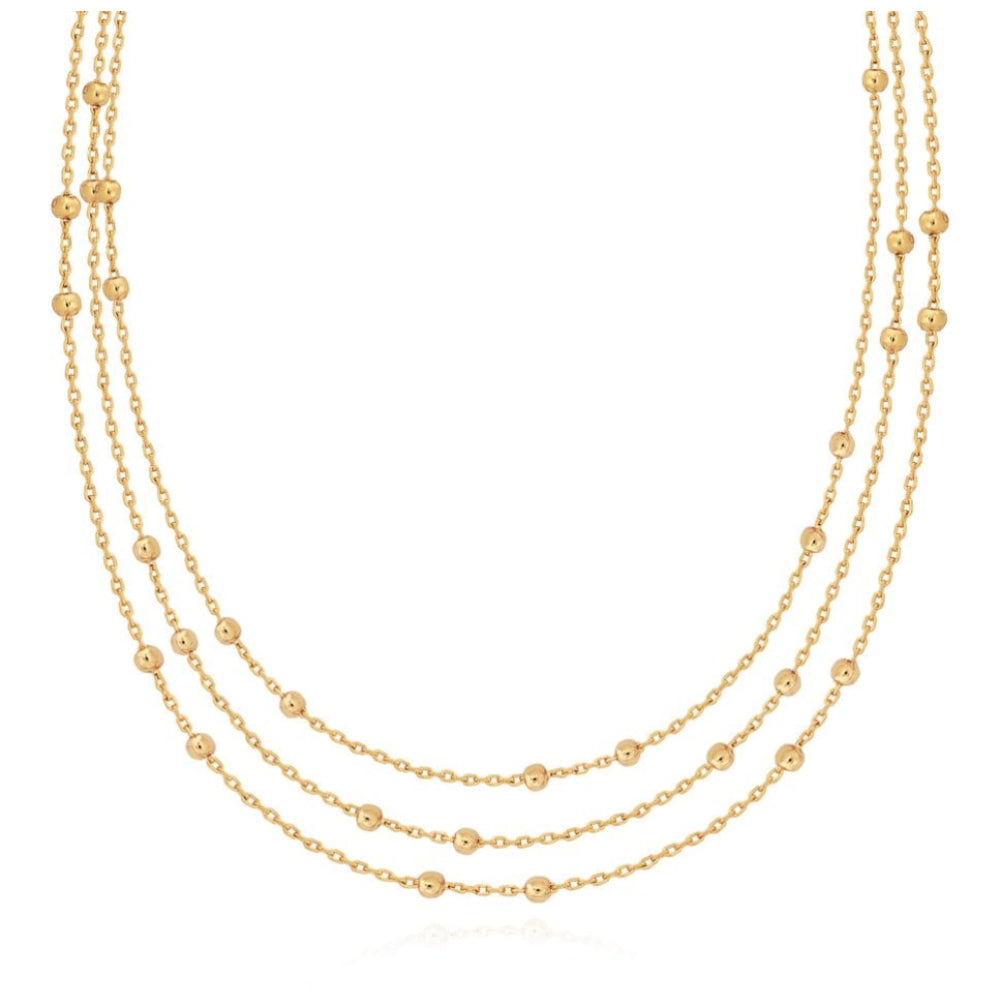 Alisa | Gold Multi Chain Necklace | 46cm Total Length + 5cm Extender